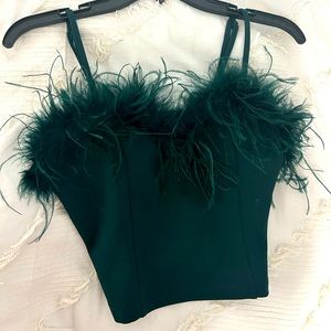 Size S Dillards Feather Top